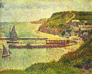 Georges Seurat Port en Bessin oil painting reproduction